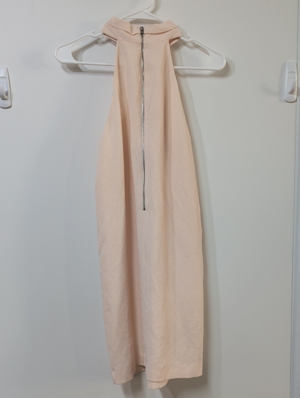 NWOT Mango Cream Halterneck Mini Dress Size XS - Picture 6 of 8